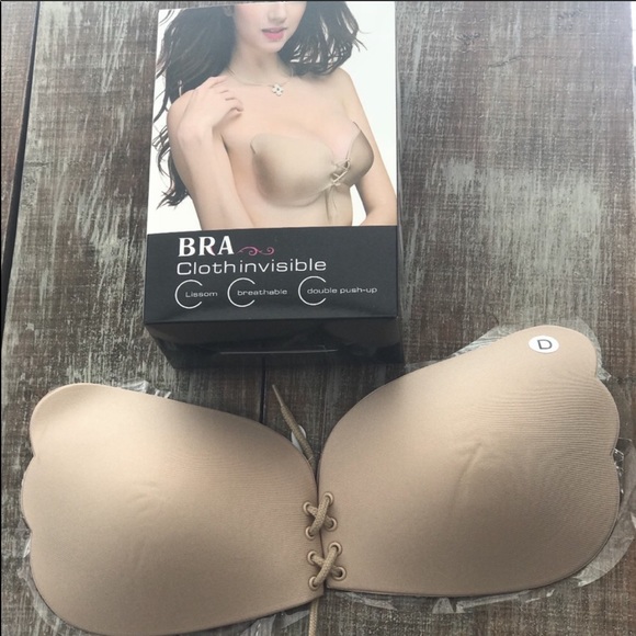 Nude adhesive bra, NEW